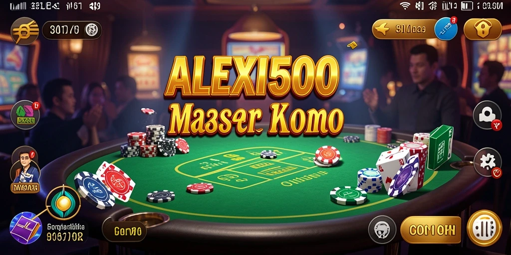 Tampilan menarik dari gameplay Kasino ALEXIS500 yang mendebarkan.