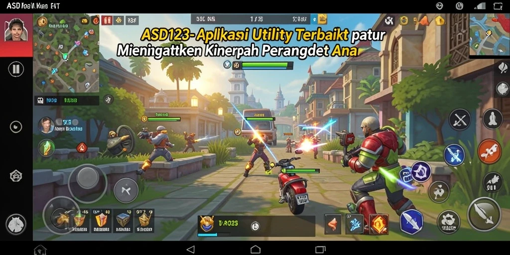 Tampilan antarmuka <strong>ASD123</strong> yang intuitif untuk pengoptimalan perangkat.