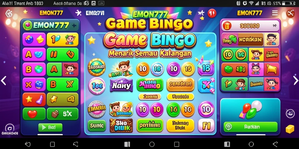 Gameplay Bingo yang seru dan interaktif di EMON777.