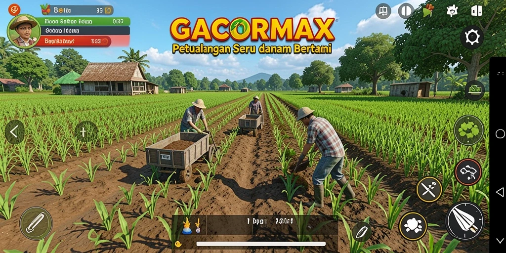 Tampilan gameplay GACORMAX yang menarik dalam mengelola pertanian.