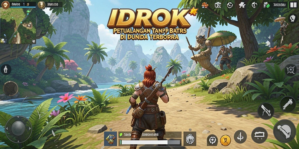 Screenshot gameplay Open World yang menakjubkan dari IDROK.
