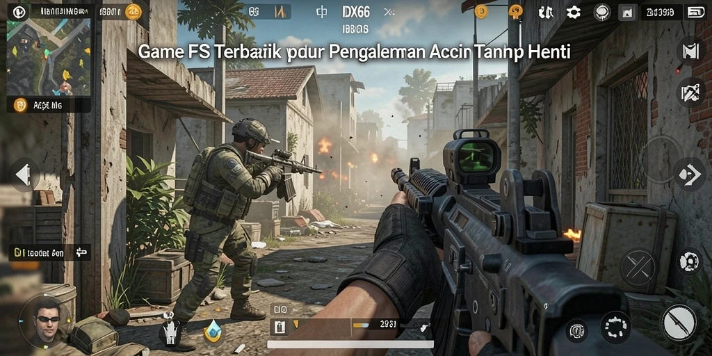 Gameplay menegangkan di <strong>IDX66</strong> dengan aksi tembak-menembak yang realistis.