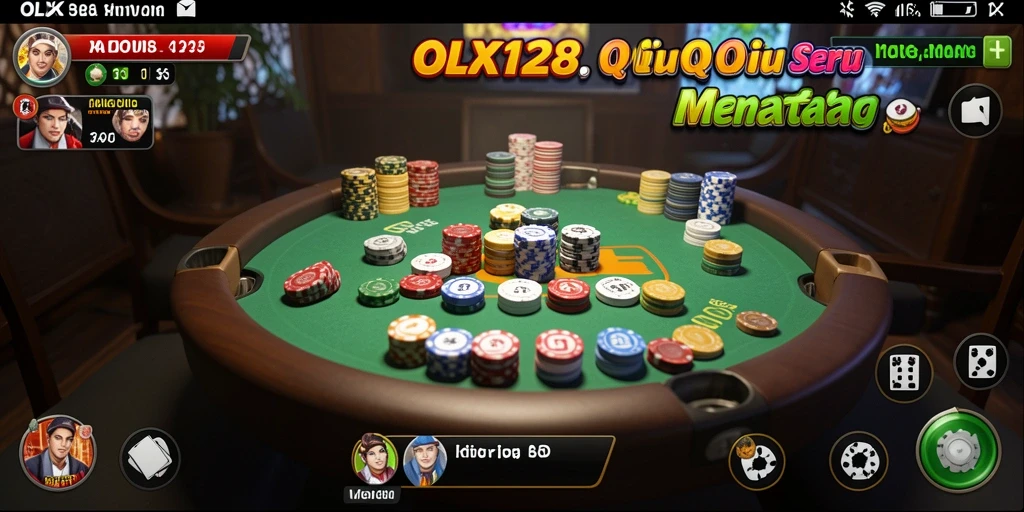 Tampilan gameplay QiuQiu yang mendebarkan di OLX128.