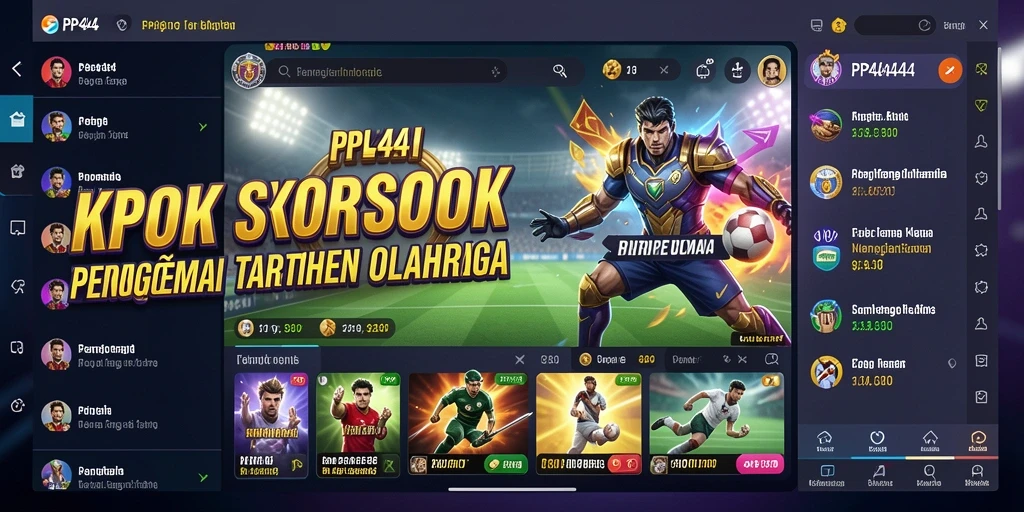 Tampilan gameplay PP444 yang menarik dalam taruhan olahraga.