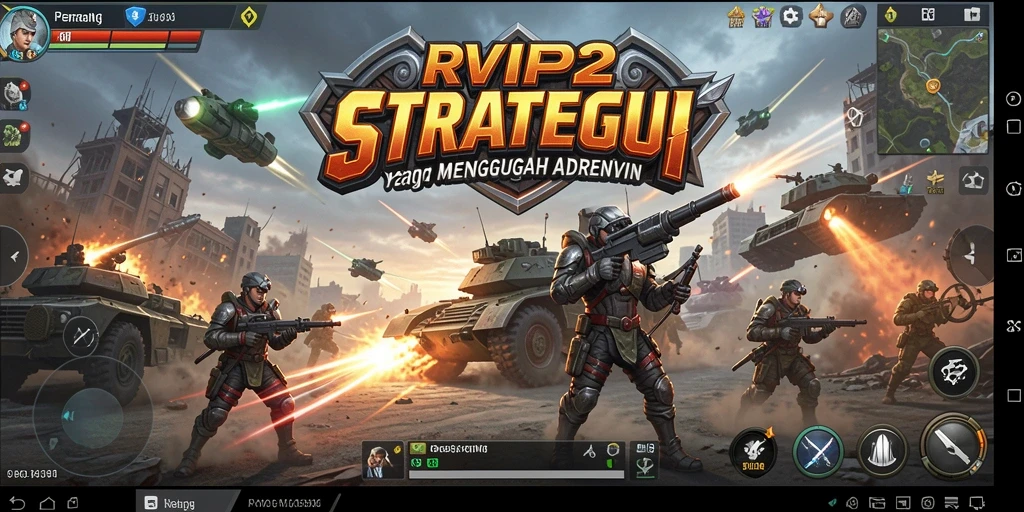 Tampilan gameplay RVIP2 yang intens dan strategis.