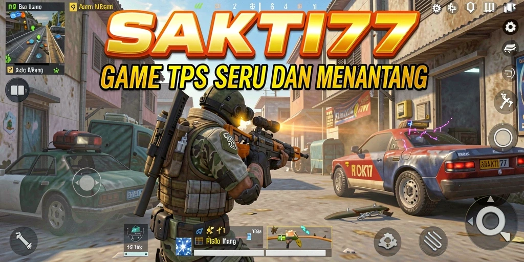 Gameplay seru SAKTI77 dengan aksi tembak-menembak yang intens.
