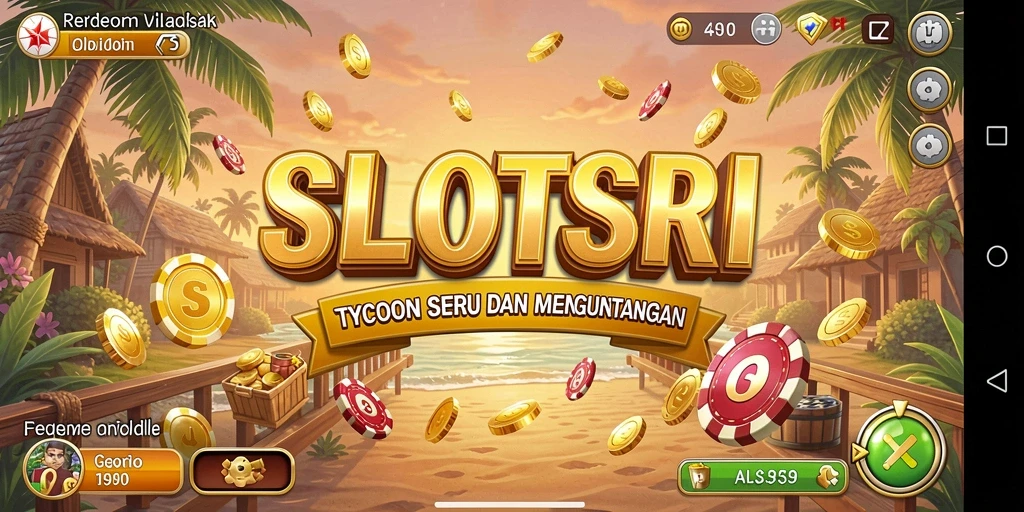 Screenshot gameplay SLOTSRI menampilkan keseruan membangun empire Tycoon.
