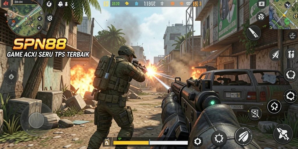 Gameplay intens SPN88 dengan aksi tembak-menembak menakjubkan.