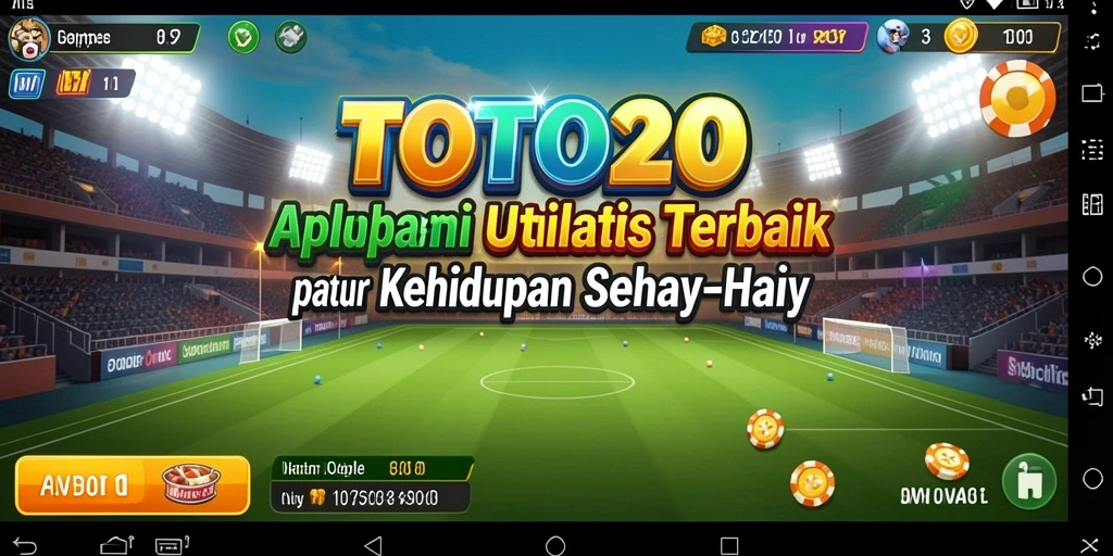 Tampilan antarmuka TOTO20 yang sederhana dan efektif.
